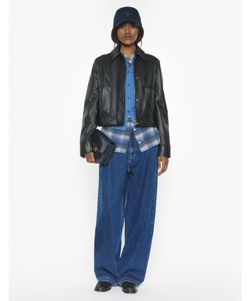 セール】LEATHER JACKET（その他アウター）｜Maison Kitsune（メゾン