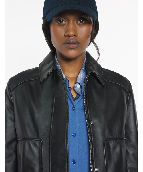 セール】LEATHER JACKET（その他アウター）｜Maison Kitsune（メゾン