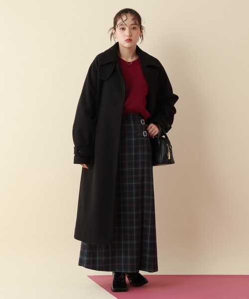 RAGEBLUE（レイジブルー）の「＜Bloomy Yarn Knit＞アゼ編みルーズクルーネックニット（ニット/セーター・レディース・パープル/イエロー/ホワイト/ピンク/レッド/ブラック/ライトブルー/ブルー/ブルー系その他・MEDIUM/LARGE）」の21枚目の写真