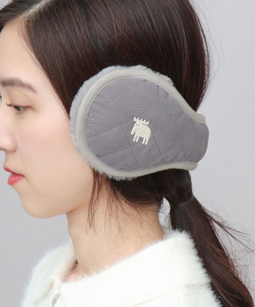 セール】ピーチスキン キルト バックアーム イヤーマフ 耳当て