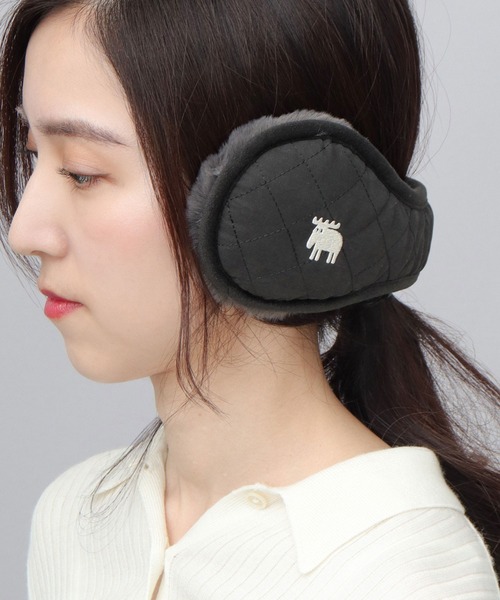 セール】ピーチスキン キルト バックアーム イヤーマフ 耳当て