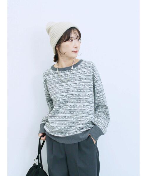 Samansa Mos2 blue（サマンサモスモスブルー）の「リブニット帽（ハット・レディース・ブラック/ブラウン/ベージュ・F）」の19枚目の写真