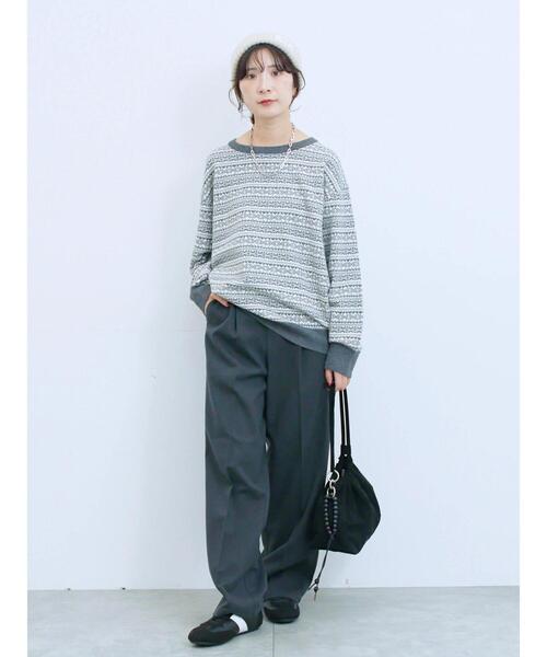 Samansa Mos2 blue（サマンサモスモスブルー）の「リブニット帽（ハット・レディース・ブラック/ブラウン/ベージュ・F）」の22枚目の写真