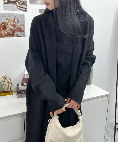 Forcement(フォースメント)の「トップス&スカート&ラップカーディガン3点セットアップ カセット服(セットアップ・レディース・グレー/ブラック/ブラウン・FREE)」の14枚目の写真