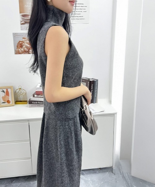 Forcement(フォースメント)の「トップス&スカート&ラップカーディガン3点セットアップ カセット服(セットアップ・レディース・グレー/ブラック/ブラウン・FREE)」の16枚目の写真