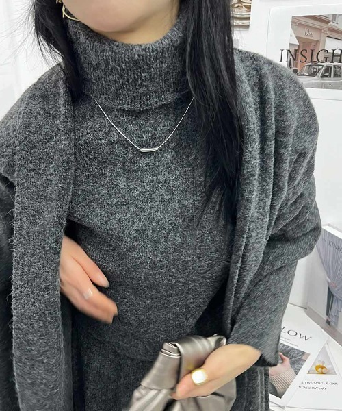 Forcement(フォースメント)の「トップス&スカート&ラップカーディガン3点セットアップ カセット服(セットアップ・レディース・グレー/ブラック/ブラウン・FREE)」の20枚目の写真