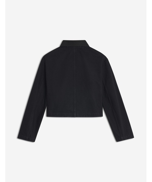 Maison Kitsune(メゾンキツネ)の「DENIM CROPPED JACKET(デニムジャケット・レディース・ブラック・XS/M/S)」の2枚目の写真