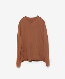 ATTACHMENT（アタッチメント）の「80/2 ピマコットン ジャージー スリムフィット レイヤード L/S TEE / 80/2 PIMA CO JERSEY SLIM FIT LAYERED L/S TEE（Tシャツ/カットソー）」