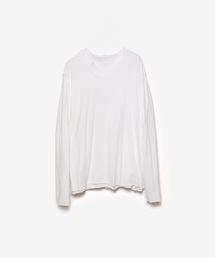 ATTACHMENT | 80/2 ピマコットン ジャージー スリムフィット レイヤード L/S TEE / 80/2 PIMA CO JERSEY SLIM FIT LAYERED L/S TEE(Tシャツ/カットソー)