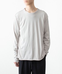 ATTACHMENT（アタッチメント）の「80/2 ピマコットン ジャージー スリムフィット レイヤード L/S TEE / 80/2 PIMA CO JERSEY SLIM FIT LAYERED L/S TEE（Tシャツ/カットソー）」