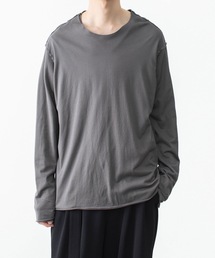 80/2 ピマコットン ジャージー スリムフィット レイヤード L/S TEE / 80/2 PIMA CO JERSEY SLIM FIT LAYERED L/S TEE