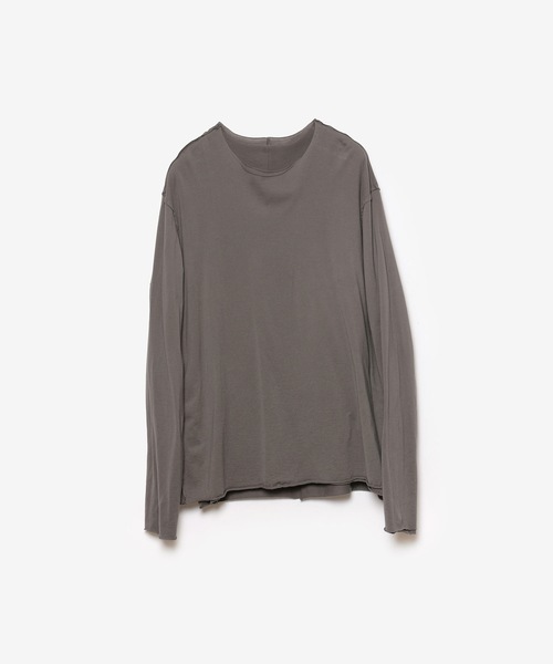 ATTACHMENT（アタッチメント）の「80/2 ピマコットン ジャージー スリムフィット レイヤード L/S TEE / 80/2 PIMA CO JERSEY SLIM FIT LAYERED L/S TEE（Tシャツ/カットソー・メンズ・ダークグレー/グレイッシュベージュ/ブラック/ホワイト・3/2）」の3枚目の写真