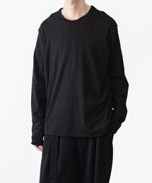 80/2 ピマコットン ジャージー スリムフィット レイヤード L/S TEE / 80/2 PIMA CO JERSEY SLIM FIT LAYERED L/S TEE