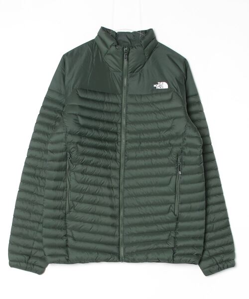 THE NORTH FACE（ザノースフェイス）の「ザ ノース フェイス THE NORTH FACE Thunder Jacket _サンダージャケット（ダウンジャケット/コート・メンズ・ブラック/ダークグリーン・LL/L/M/3L）」の2枚目の写真