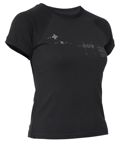 FLAREUP(フレアアップ)の「ムタ ワッフル ラグラン Tシャツ (FL-154_ブラック)(Tシャツ/カットソー・レディース・ブラック・2/3/1)」の6枚目の写真
