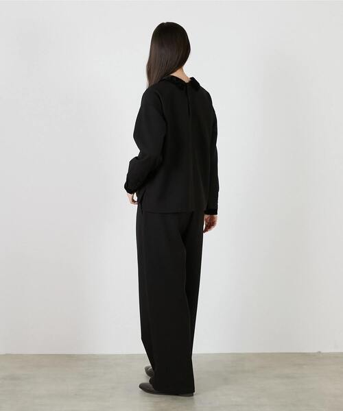 LOGEMENT DE CLAIRE(ロジュモンドクレール)の「【LOURMARIN】ベルベット衿ブラウス(シャツ/ブラウス・レディース・ブラック/パープル/キャメル・FREE)」の15枚目の写真