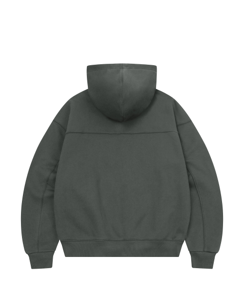 F.ILLUMINATE(フィルミネイト)の「スモールロゴフードジップアップ-チャコール(パーカー・レディース・その他・SMALL/MEDIUM/LARGE)」の3枚目の写真