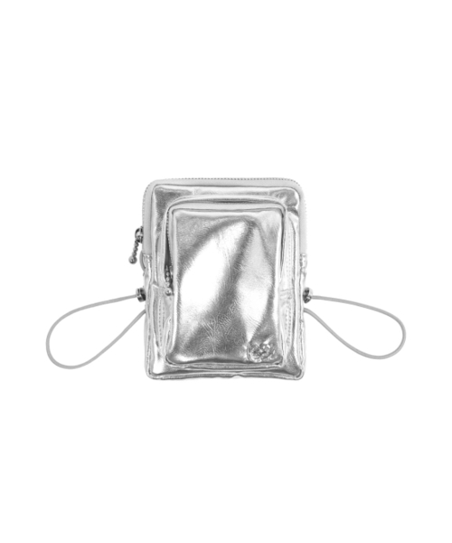 Kijun(キジュン)の「Mini Bag Silver(メッセンジャーバッグ・レディース・その他・OS)」の1枚目の写真