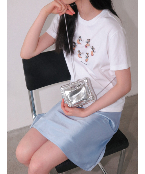 Kijun(キジュン)の「Mini Bag Silver(メッセンジャーバッグ・レディース・その他・OS)」の3枚目の写真
