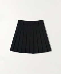 TAILORED WOOL MINI SKIRT BLACK