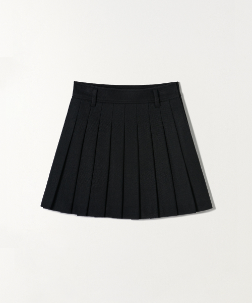 TTUDEMENT(トュードメント)の「TAILORED WOOL MINI SKIRT BLACK(スカート・レディース・その他・MEDIUM)」の1枚目の写真