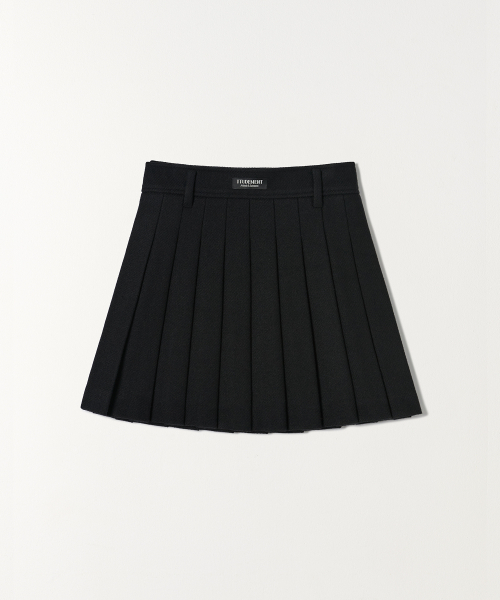 TTUDEMENT(トュードメント)の「TAILORED WOOL MINI SKIRT BLACK(スカート・レディース・その他・MEDIUM)」の2枚目の写真