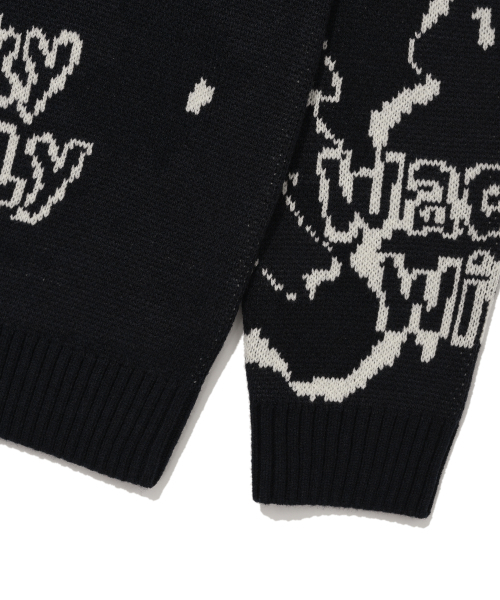 Wacky WiLLy（ワッキーウィリー）の「カモフラージュパターンプルオーバーニットネイビー（ニット/セーター・レディース・その他・SMALL/LARGE）」の6枚目の写真