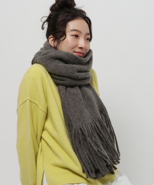 niko and...（ニコアンド）の「オリジナルラッセルストール（ストール/ショール・レディース・ブラウン/レッド/ブルー/チャコール/アイボリー・0）」の8枚目の写真