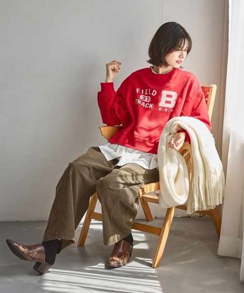 niko and...（ニコアンド）の「オリジナルラッセルストール（ストール/ショール・レディース・ブラウン/レッド/ブルー/チャコール/アイボリー・0）」の15枚目の写真