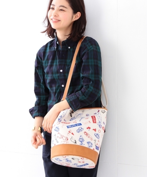 PORTER（ポーター）の「PORTER×les Briqu’a braque×BEAMS BOY / 40th別注 バケットショルダーバック（ショルダーバッグ・レディース・ナチュラル・ONE SIZE）」の18枚目の写真