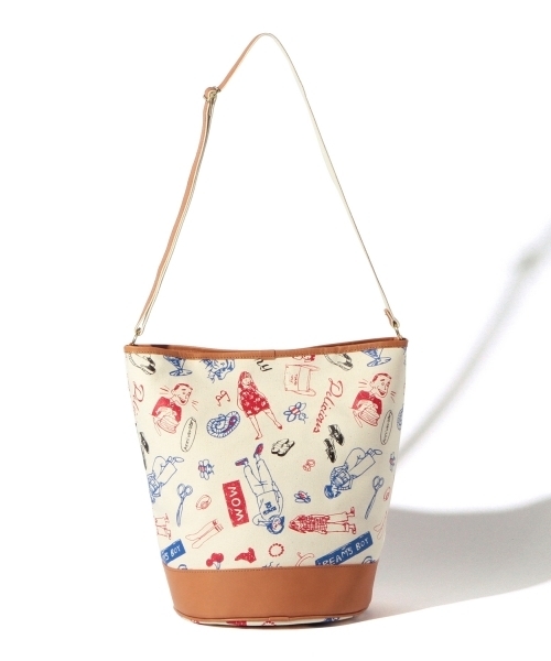 PORTER（ポーター）の「PORTER×les Briqu’a braque×BEAMS BOY / 40th別注 バケットショルダーバック（ショルダーバッグ・レディース・ナチュラル・ONE SIZE）」の13枚目の写真
