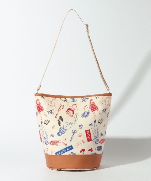 PORTER（ポーター）の「PORTER×les Briqu’a braque×BEAMS BOY / 40th別注 バケットショルダーバック（ショルダーバッグ・レディース・ナチュラル・ONE SIZE）」の14枚目の写真