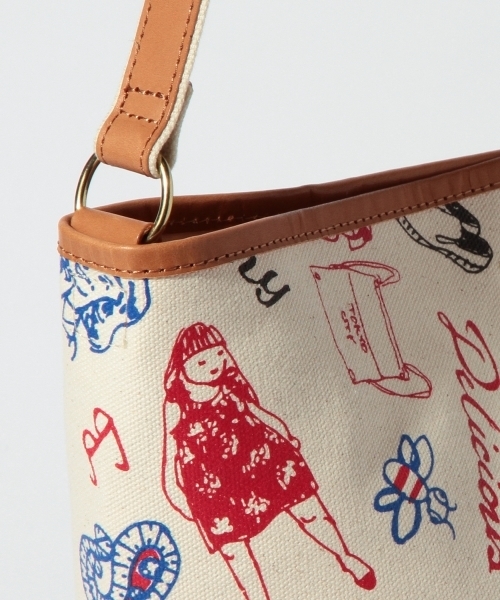 PORTER（ポーター）の「PORTER×les Briqu’a braque×BEAMS BOY / 40th別注 バケットショルダーバック（ショルダーバッグ・レディース・ナチュラル・ONE SIZE）」の17枚目の写真