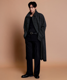 オーバーサイズコート」に該当するジャケット/アウター（ツイード