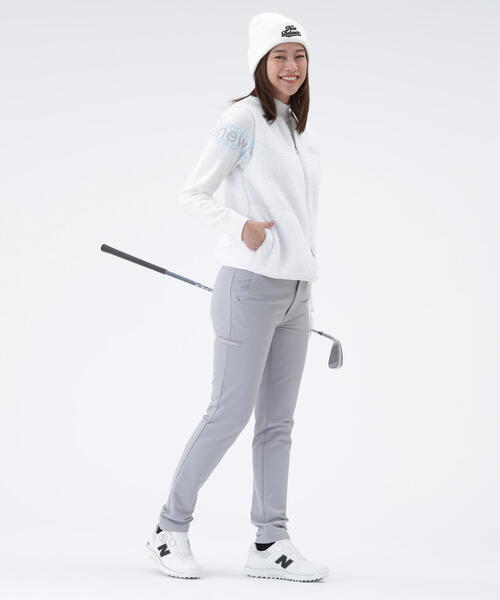 New Balance Golf(ニューバランスゴルフ)の「【new balance golf】BEANIE(ニットキャップ/ビーニー・レディース・ブラック/ホワイト/ライトカーキ・FREE)」の9枚目の写真