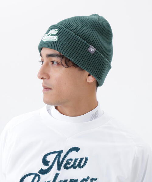 New Balance Golf(ニューバランスゴルフ)の「【new balance golf】BEANIE(ニットキャップ/ビーニー・レディース・ブラック/ホワイト/ライトカーキ・FREE)」の13枚目の写真