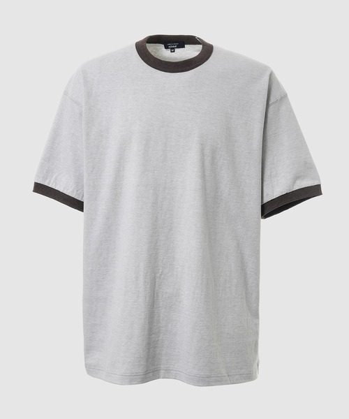 COMME des GARCONS HOMME(コム デ ギャルソン・オム)の「COTTON RINGER T-SHIRTS(Tシャツ/カットソー・メンズ・チャコールグレー/ブラウン・S/M/L/XL)」の2枚目の写真