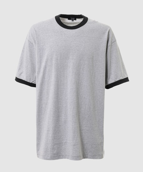 COMME des GARCONS HOMME(コム デ ギャルソン・オム)の「COTTON RINGER T-SHIRTS(Tシャツ/カットソー・メンズ・チャコールグレー/ブラウン・S/M/L/XL)」の1枚目の写真