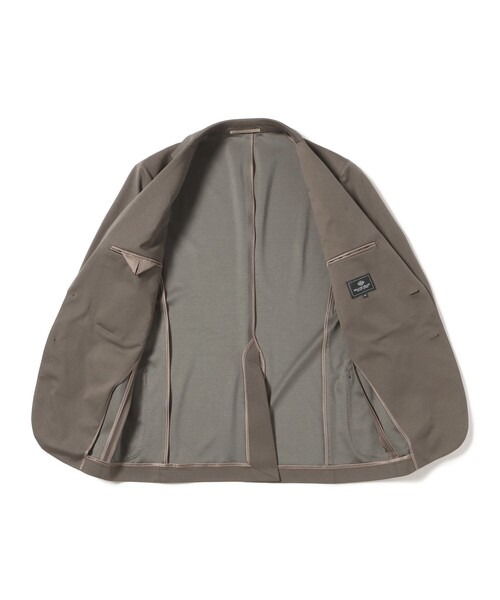 BEAMS HEART（ビームスハート）の「【4/23値下げ】トリアセテート ポンチ 2ボタン ジャケット（セットアップ対応）【接触冷感】（テーラードジャケット・メンズ・グリーン系その他5/ブラック・SMALL/MEDIUM/LARGE/X-LARGE）」の22枚目の写真