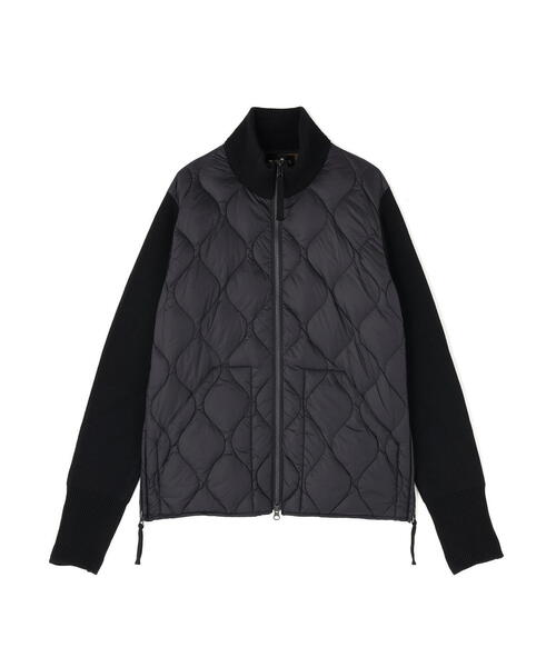 TAION(タイオン)の「TAION/タイオン/Military Hi-Neck Knit+Down Jacket-Soft Shell(ダウンジャケット/コート・レディース・ブラック・M/L/S)」の10枚目の写真