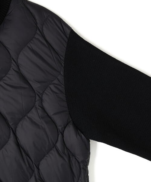 TAION(タイオン)の「TAION/タイオン/Military Hi-Neck Knit+Down Jacket-Soft Shell(ダウンジャケット/コート・レディース・ブラック・M/L/S)」の12枚目の写真