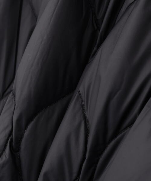 TAION(タイオン)の「TAION/タイオン/Military Hi-Neck Knit+Down Jacket-Soft Shell(ダウンジャケット/コート・レディース・ブラック・M/L/S)」の5枚目の写真