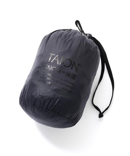 TAION(タイオン)の「TAION/タイオン/Military Hi-Neck Knit+Down Jacket-Soft Shell(ダウンジャケット/コート・レディース・ブラック・M/L/S)」の7枚目の写真