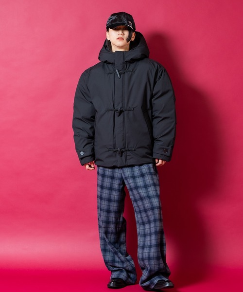 a.p.o.v.(エーピーオービー)の「a.p.o.v. リップストップオーバーサイズダッフルパフジャケット(ダウンジャケット/コート・メンズ・ブラック/グレー・ONESIZE)」の5枚目の写真