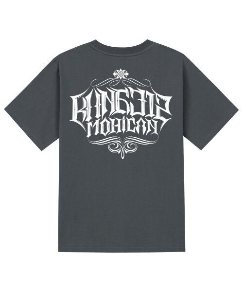 KAN6312(カン6312)の「KTG0004 カンレタリング 半袖Tシャツ - グレー(Tシャツ/カットソー・メンズ・その他・LARGE/MEDIUM/SMALL/X-LARGE)」の1枚目の写真
