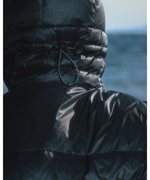 ANGLAN（アングラン）の「Duck Down Hooded Anorak Puffer - Black（ダウンジャケット/コート・メンズ・その他・FREE）」の8枚目の写真