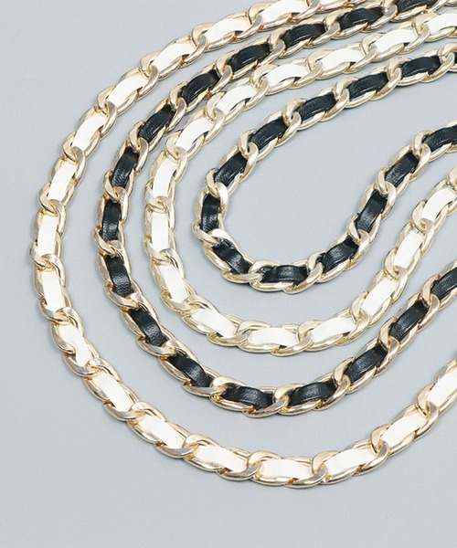 セール】【Jasmine】ゴールドチェーンロングベルト（ベルト）｜Jasmine