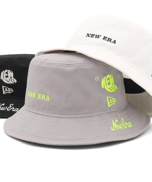 NEW ERA(ニューエラ)の「ニューエラ ゴルフ バケットハット アーカイブロゴ(ハット・メンズ・ブラック/グレー/ホワイト・L/XL/M/L/S/M)」の3枚目の写真