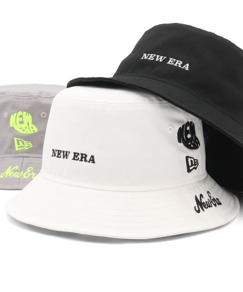 NEW ERA(ニューエラ)の「ニューエラ ゴルフ バケットハット アーカイブロゴ(ハット・メンズ・ブラック/グレー/ホワイト・L/XL/M/L/S/M)」の1枚目の写真