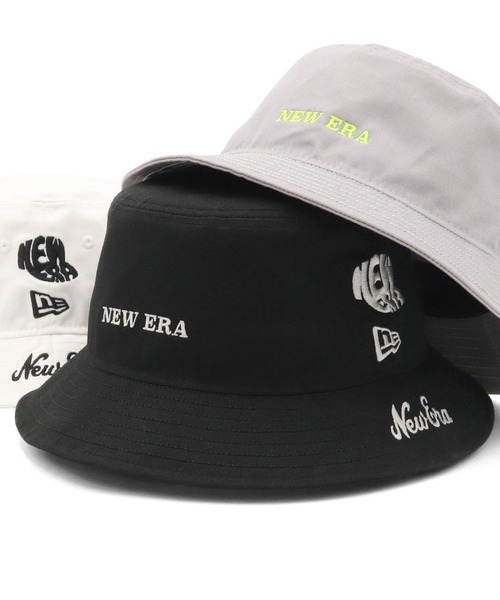 NEW ERA(ニューエラ)の「ニューエラ ゴルフ バケットハット アーカイブロゴ(ハット・メンズ・ブラック/グレー/ホワイト・L/XL/M/L/S/M)」の2枚目の写真